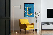 Elegant Blue and Gold Holiday Set, a Seasonal Illustration by Creative Graphics (Thumbnail 6 of 9)