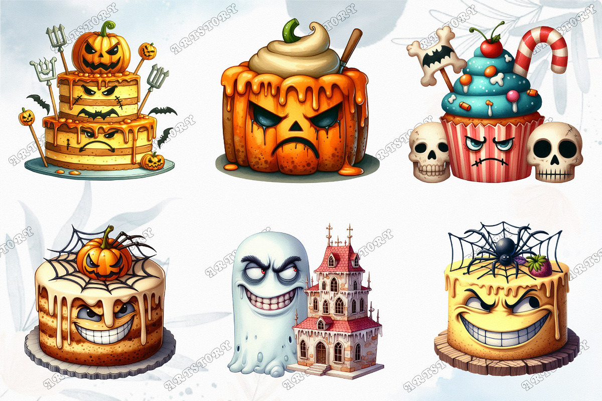 Sweet Halloween Cake, Sarcastic, an Illustration by designcity5 (Photo 2 of 5)