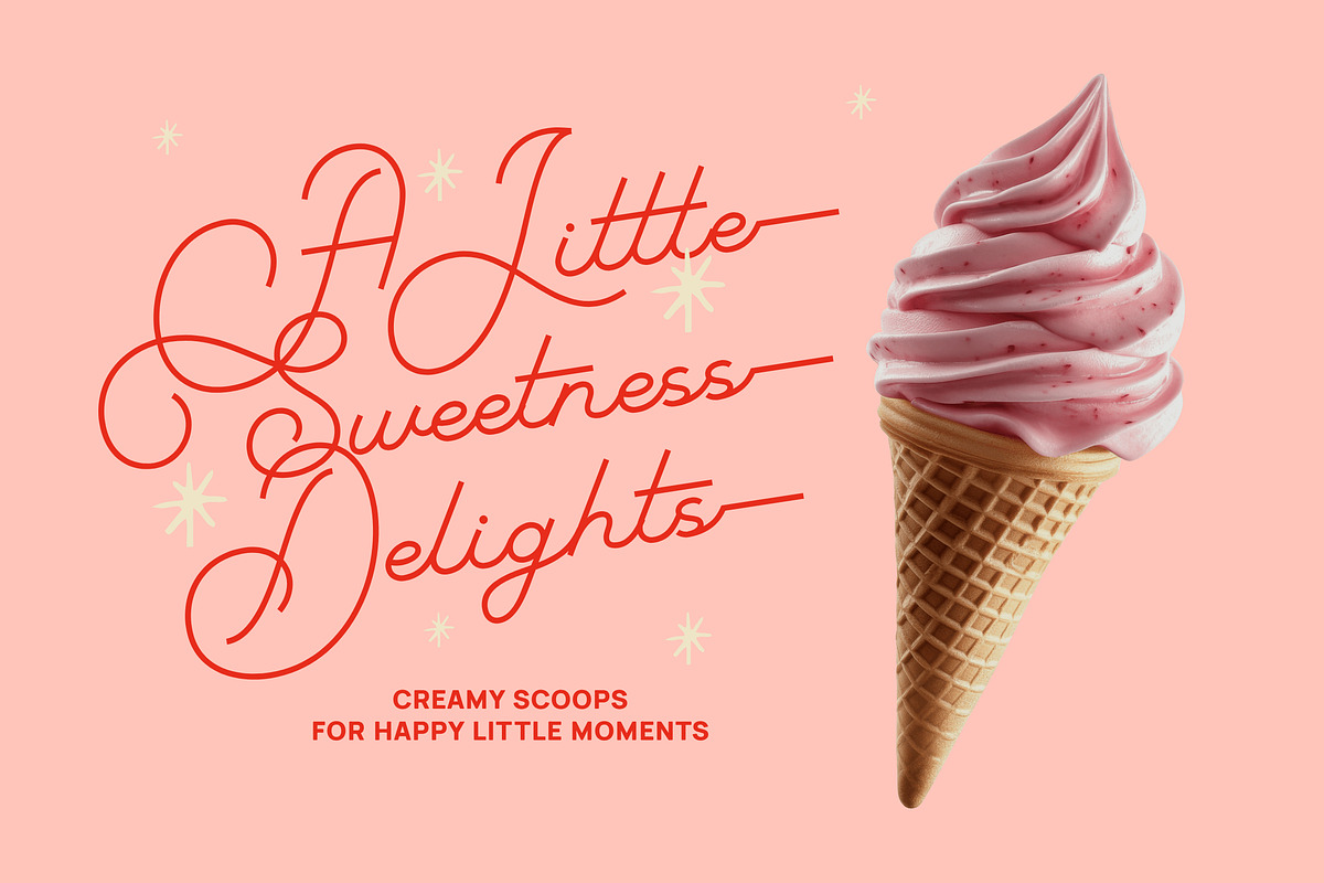 Mortapia Retro Script Font, a Script Font by Imoodev (Photo 2 of 8)
