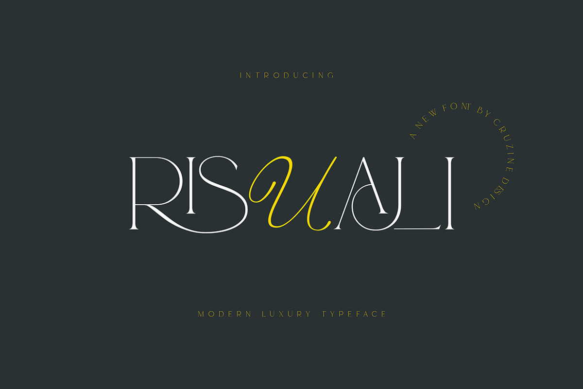 Trendy & Modern Fonts 3 - 10 Sets, a Sans Serif Font by Cruzine (Photo 10 of 47)
