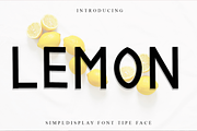 LEMON, a Script Font by FreshTypeINK (Thumbnail 1 of 8)