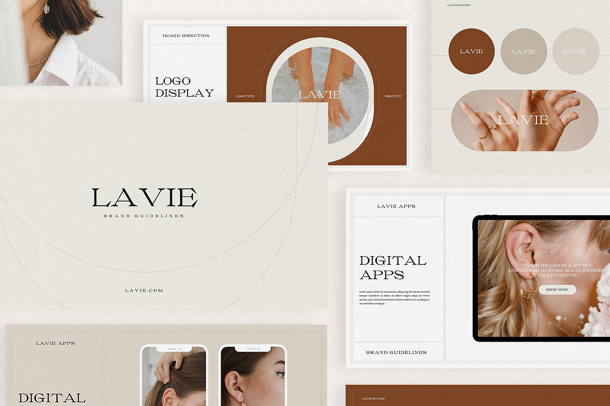 LAVIE - Keynote Brand Guidelines, a Presentation Template by notgreystudio (Photo 2 of 14)