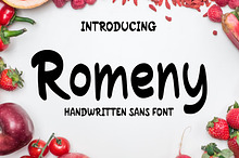 Romeny Sans Handwritten Font