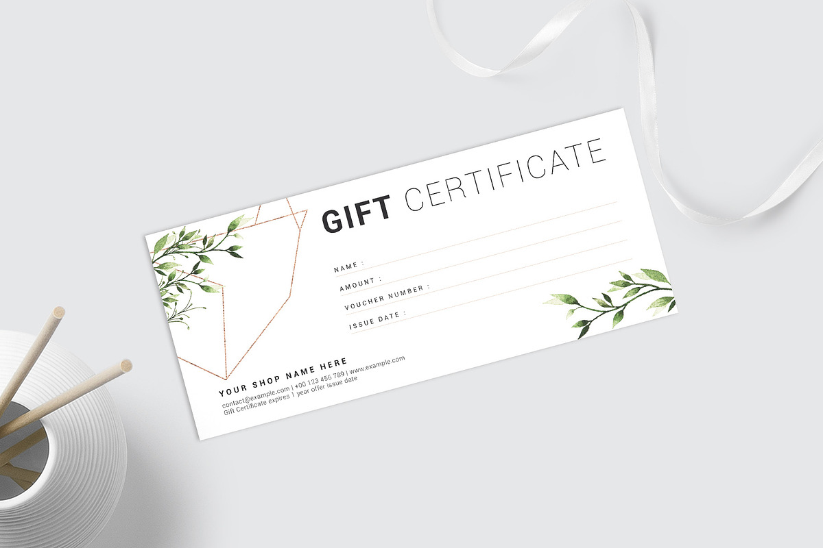 Gift Certificate, a Card Template by Amit Debnath (Photo 5 of 6)