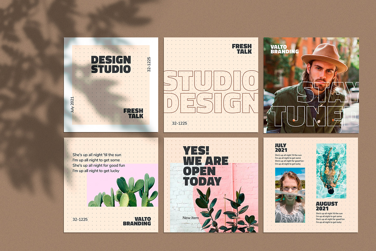 VALTO – Instagram Branding Template, a Social Media Template by LEROY Design (Photo 5 of 9)