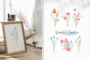 Storks and wild flowers collection, an Animal Illustration by Peace ART (Thumbnail 7 of 15)