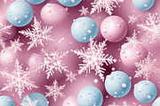 Christmas Snowflakes Seamless Paper, a Background Graphic by Agnesagraphic (ID 95) (Thumbnail 3 of 8)