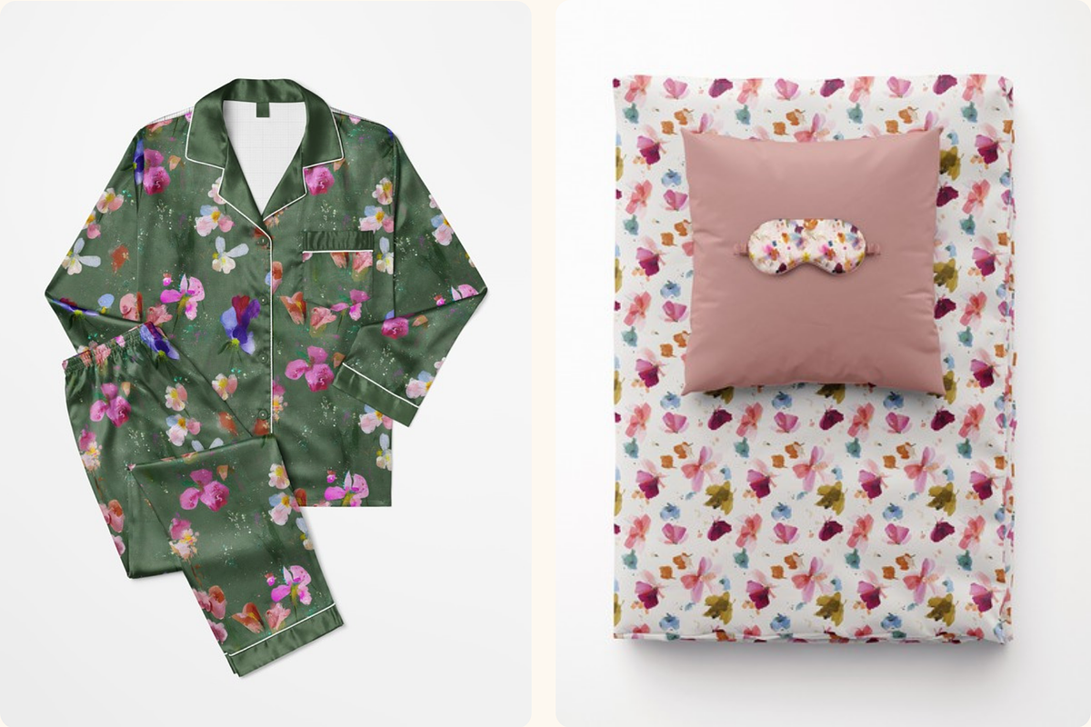 Abstract Blooming Floral Patterns, a Pattern Graphic by Ninterints (Photo 8 of 16)