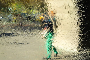Water wall at the National Gallery of Victoria in Melbourne, Aus, an Architecture Photo by GoodGoods