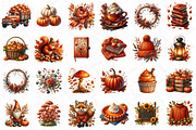 Burnt Orange Autumn Sublimation Clip, an Illustration by DreamPrint404 (Thumbnail 4 of 6)