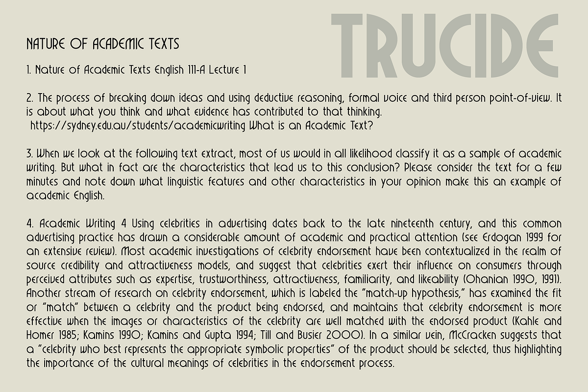 Trucide font family, a Sans Serif Font by vlad.berla (Photo 7 of 7)