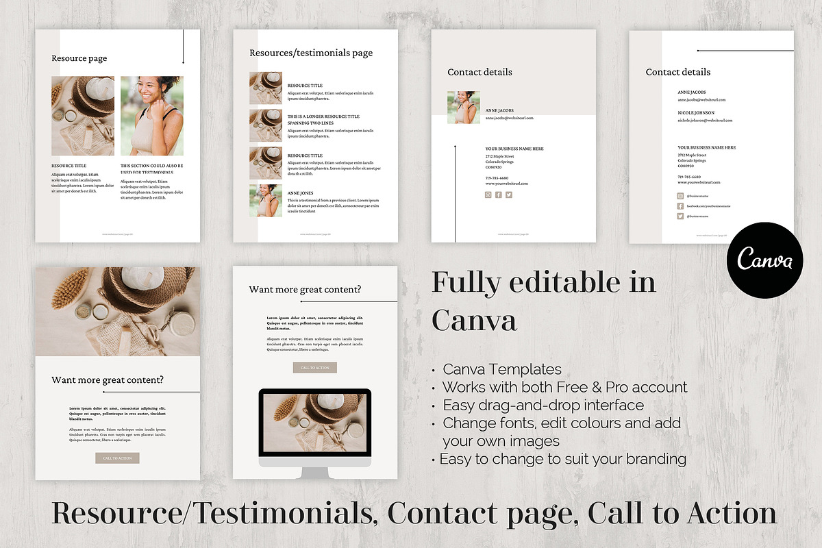 eBook Template for Canva, a Magazine Template by Paperweight Memories (Photo 5 of 10)