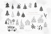 Doodle Christmas Svg png lineart 128, an Illustration by Drawberx (Thumbnail 10 of 11)