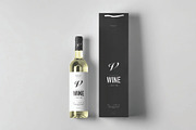 Wine Bag & Bottle Mock-up, a Packaging Mockup by DesignRushMarket (Thumbnail 2 of 2)