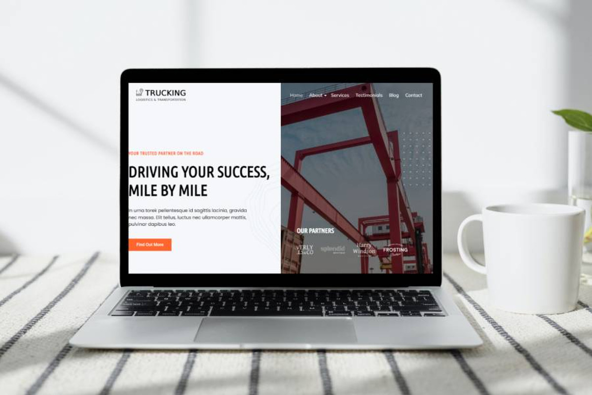 Trucking WordPress Theme preview 6