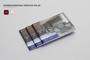 Business Proposal Template Vol.20, a Brochure Template by Bewalrus Studio