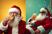 10 Funny Pose Santa Claus Photos, a Holiday Photo by PixelsDesign (Thumbnail 2 of 6)