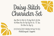 Daisy Stitch: A charming handwritten, a Handwritten Font by Four Lines Std. (Thumbnail 8 of 9)