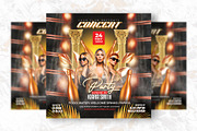 Concert female Party Flyer Design, a Flyer Template by Shajib Shikder (Thumbnail 2 of 2)