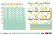 Spring Bird Digital Paper Pack, a Pattern Graphic by Lapeticrafter (Thumbnail 5 of 5)