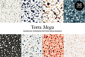 Terrazzo Seamless Pattern Bundle