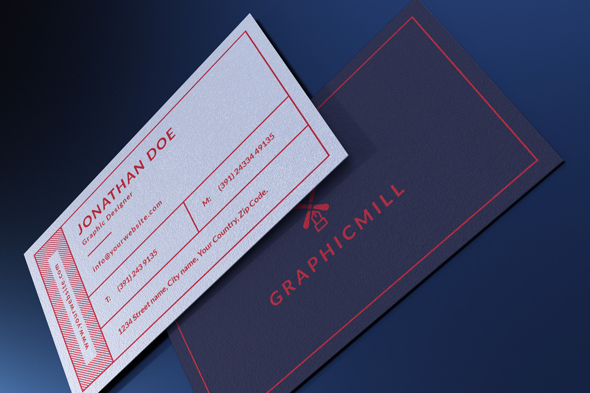 100 Modern Business Card Bundle, a Business Card Template by GraphicsEgg (Photo 44 of 102)