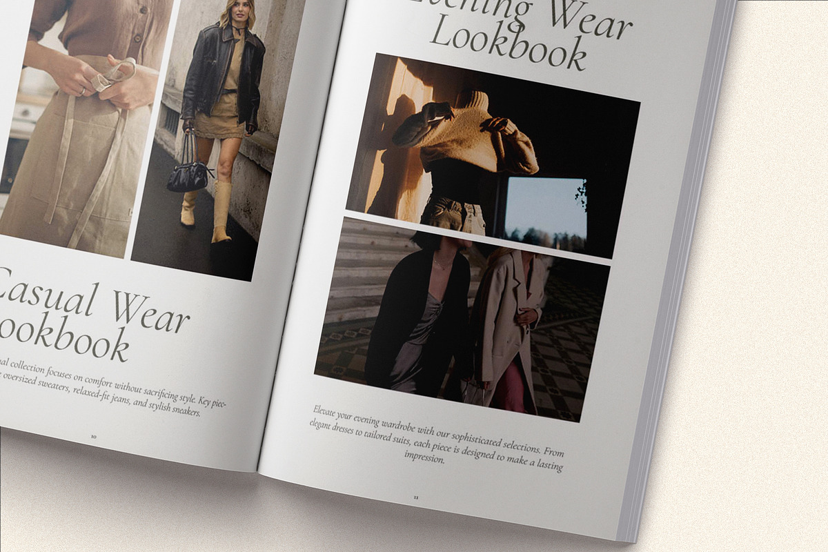 Fall Fashion Season Catalog Magazine, a Magazine Template by VanillineGraph (Photo 3 of 6)