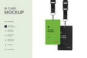 Corporate Lanyard ID Card Mockup, a Product Mockup by graphypix (Thumbnail 2 of 4)