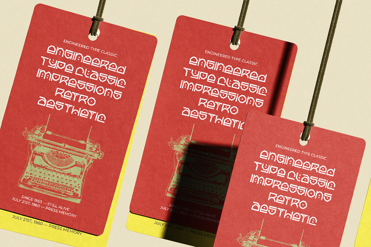 Fancro Mono - Ancient Display Font, a Sans Serif Font by MooneseyeType (Photo 9 of 10)