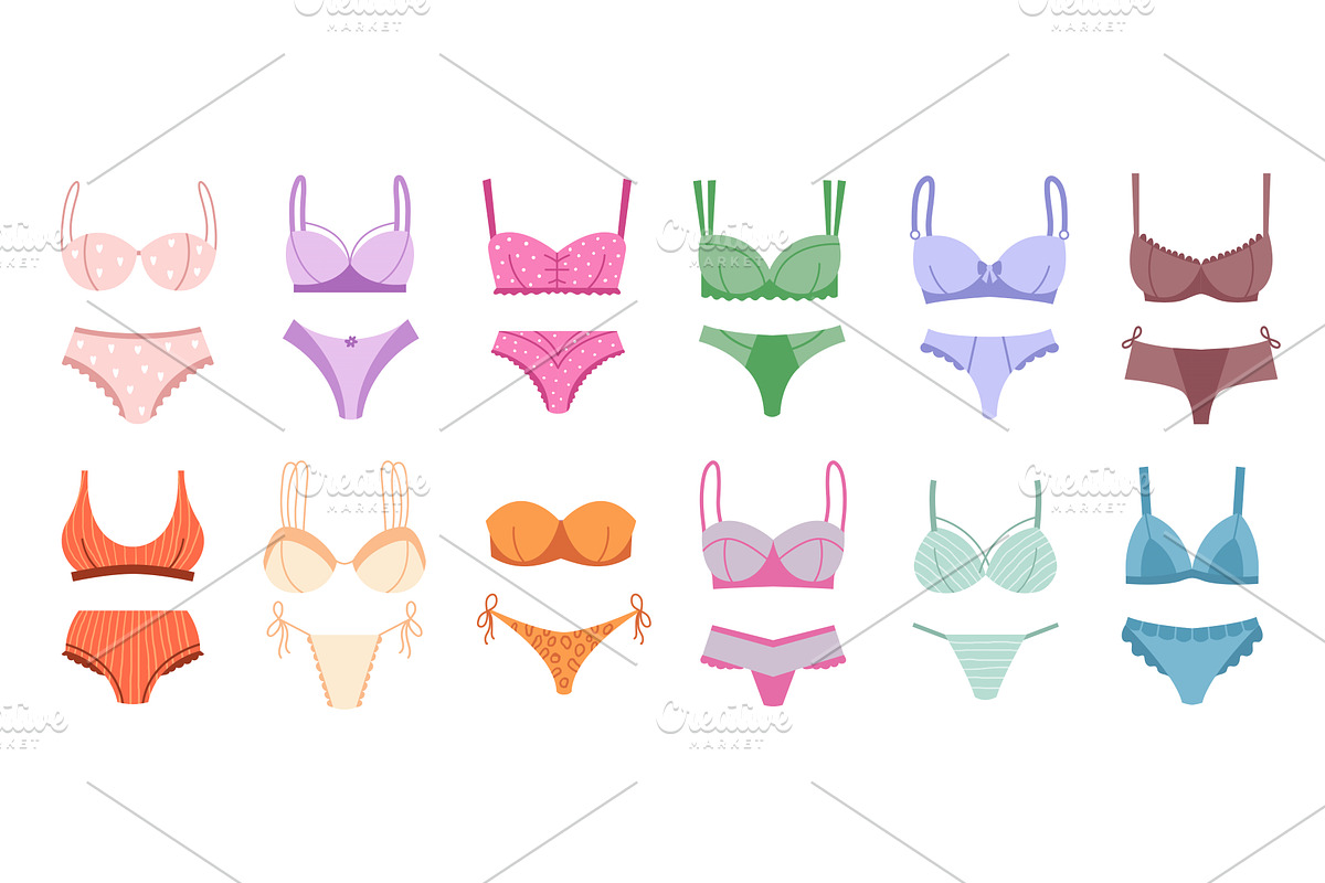 Woman lingerie. Fashioned panties, an Object Illustration by Onyx