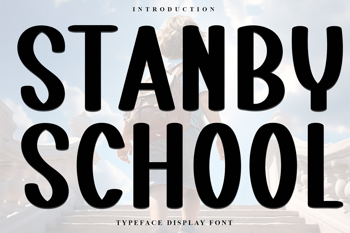 Stanby School, a Script Font by InermediaSTUDIO (Photo 1 of 7)
