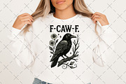 F-CAW-F Halloween Raven, an Illustration by Craft Nest (Thumbnail 2 of 5)