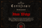 Avestrava Plain, a Blackletter Font by ilhamtaro (Thumbnail 6 of 11)