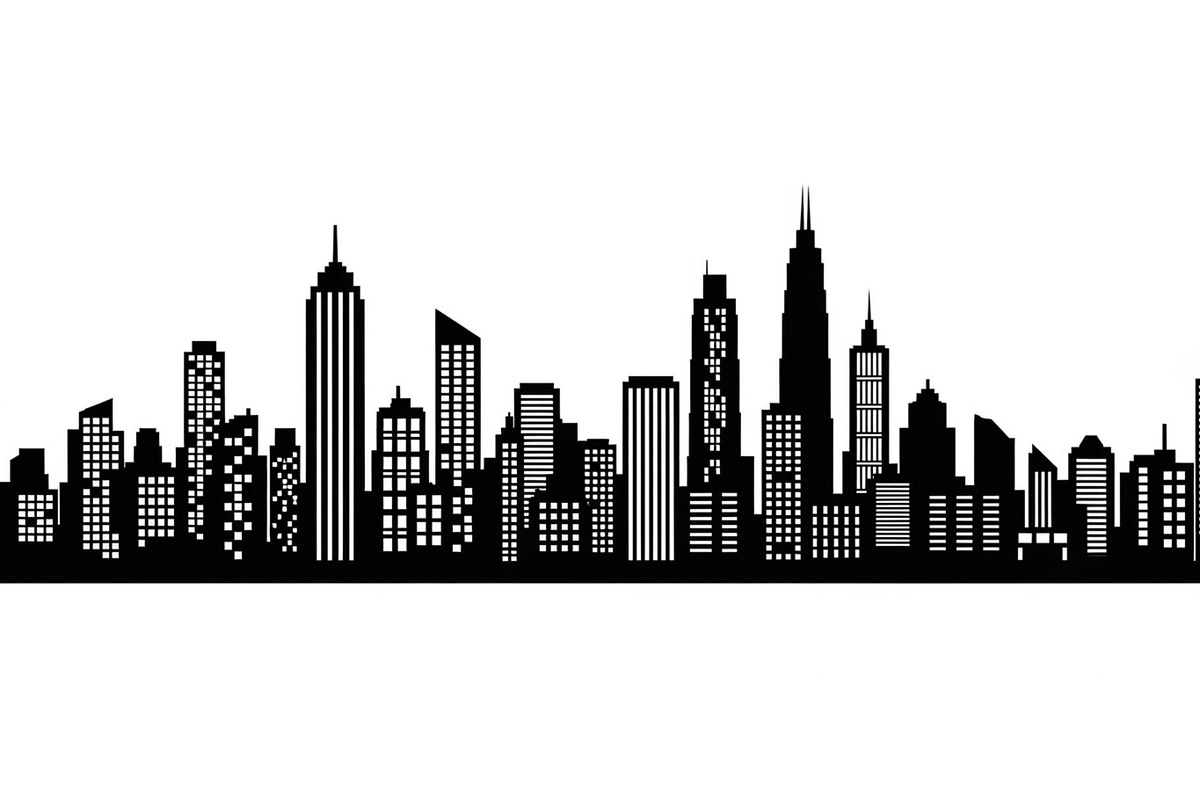 City Skyline Silhouette Bundle, an Illustration by jahid234 (Photo 40 of 41)