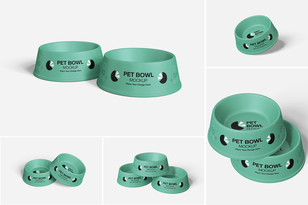 Modern Pet Bowl Mockup PSD, an Advertising Mockup by Indah (Photo 1 of 6)