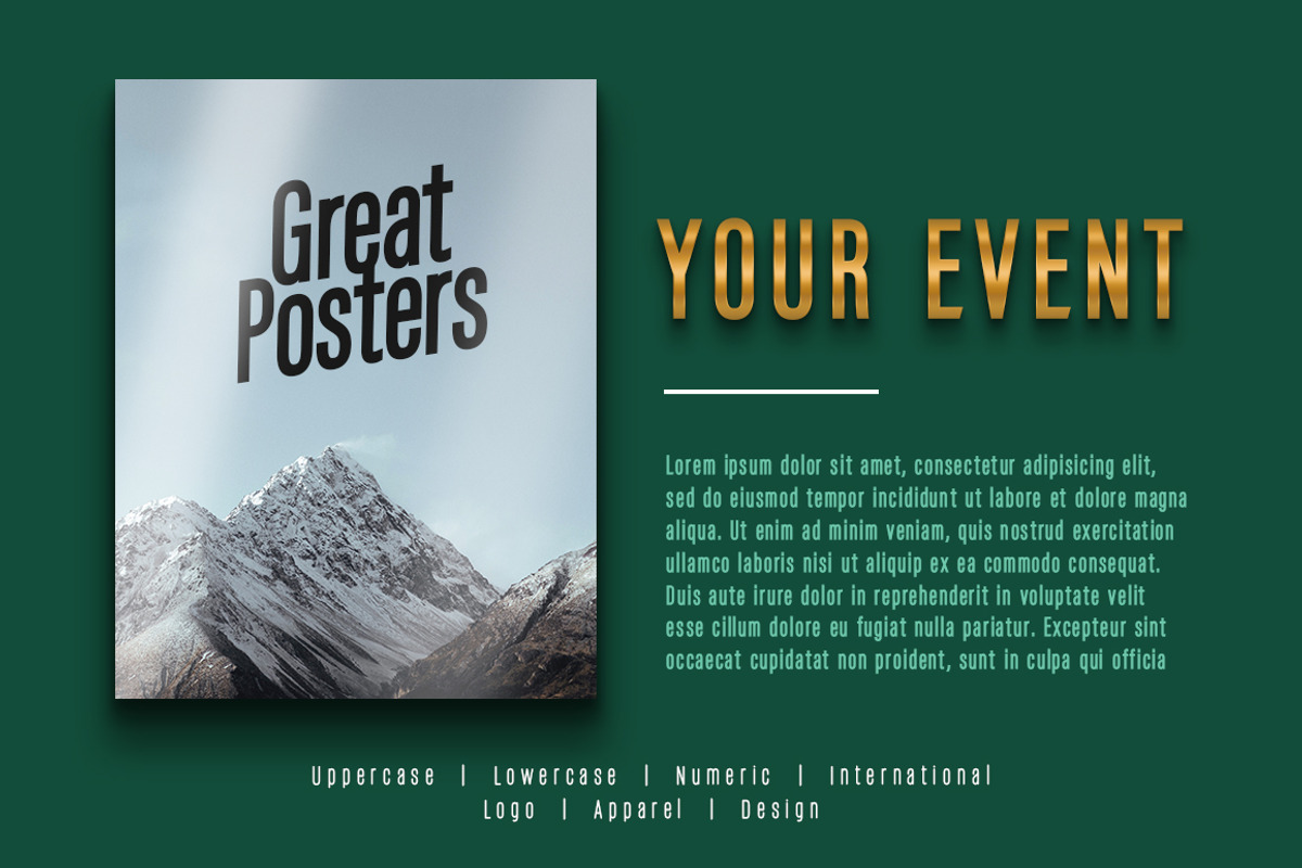 Tukimin Bold Font, a Sans Serif Font by yantodesign (Photo 2 of 8)