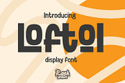 Loftol, a Font by Rashdrawn (Thumbnail 1 of 5)