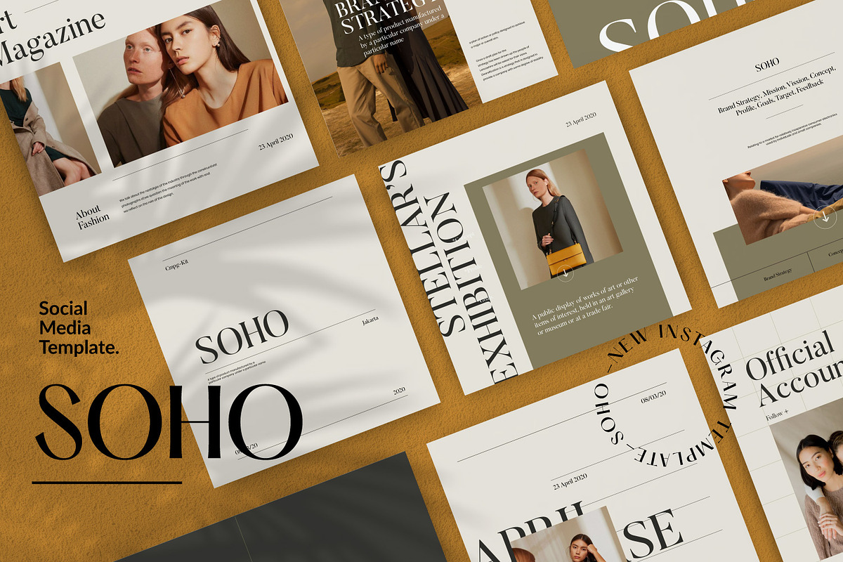 Soho - Branding Instagram Pack, a Social Media Template by Dirtytemp Studio (Photo 8 of 9)