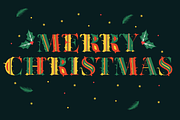 Aires Christmas SVG Color Font, a Font by yaisalinas (Thumbnail 1 of 8)