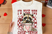 Funny Valentine's Day Raccoon PNG, an Illustration by OK Design (Thumbnail 1 of 6)