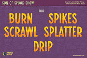 Son of Spook Show, a Sans Serif Font by Paper Moon Graphic Supply (Thumbnail 3 of 18)