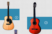 9 Guitars -Basso, Electric, Acoustic, an Object Graphic by Illusiongraphic (Thumbnail 2 of 4)