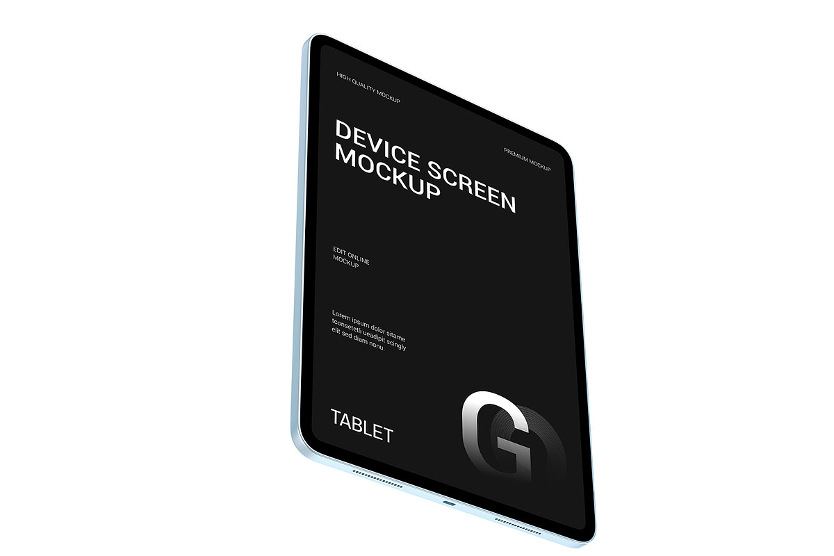Tablet Device Mockup Collection, an iPad Mockup by graphypix (Photo 9 of 14)