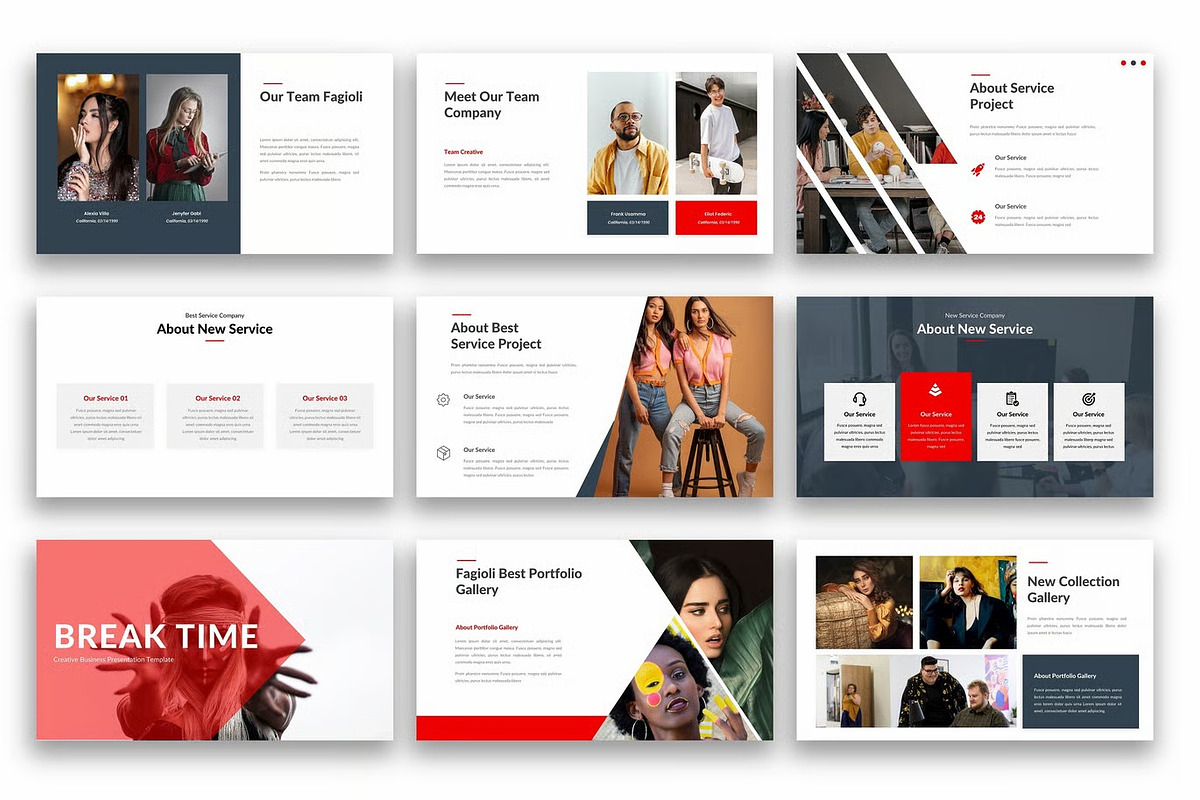 Fagioli–Business PowerPoint Template, a Presentation Template by kreatifreya (Photo 3 of 5)