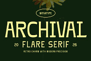 Archival, a Serif Font by Nathatype (Thumbnail 1 of 11)