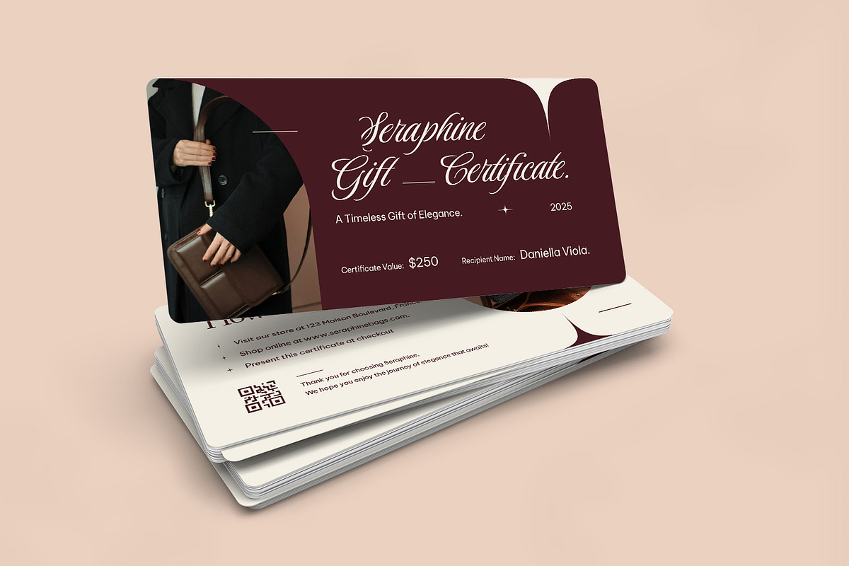 Elegance - Membership Card, a Card Template by VUNIRA (Photo 3 of 3)