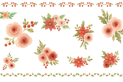 Christmas Watercolor Clip, a Decorative Illustration by Yana_mide (Thumbnail 15 of 18)