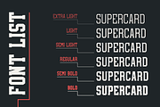 SUPERCARD FONT FAMILY, a Font by Alphabet Agency (Thumbnail 2 of 6)