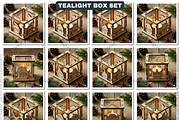 Lantern Laser Cut, Wooden Candles, a Graphic by AtacanDigital (Thumbnail 1 of 5)