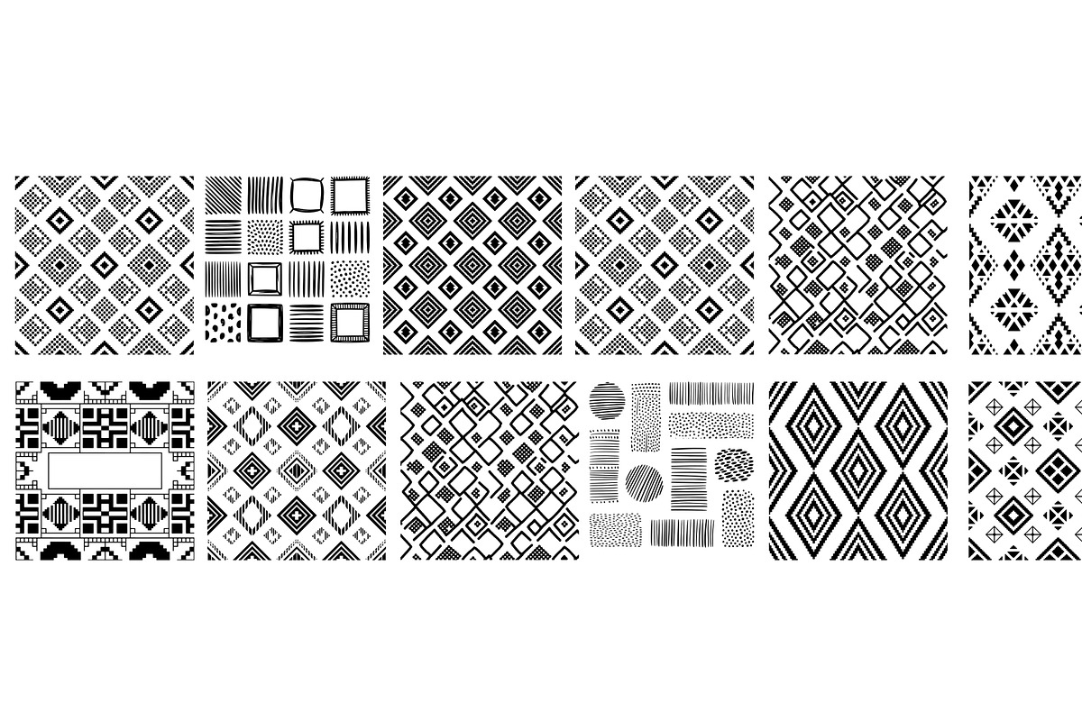 24 svg abstract shapes pattern, a Pattern Graphic by SketchArtStudio (Photo 2 of 3)